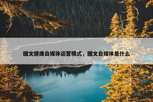 图文健康自媒体运营模式，图文自媒体是什么