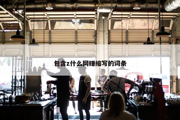 包含z什么网赚缩写的词条