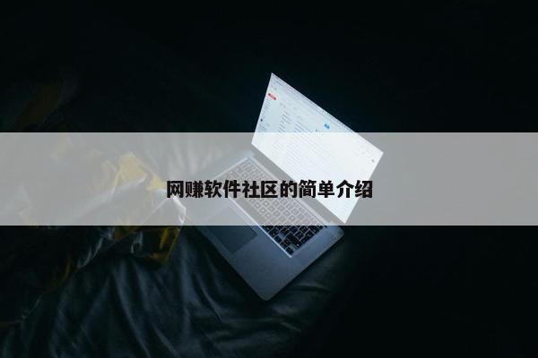 网赚软件社区的简单介绍