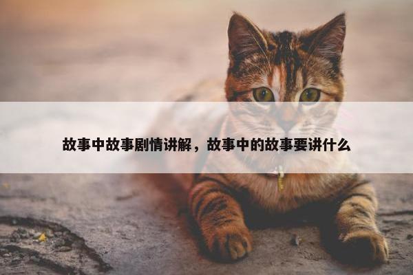 故事中故事剧情讲解，故事中的故事要讲什么