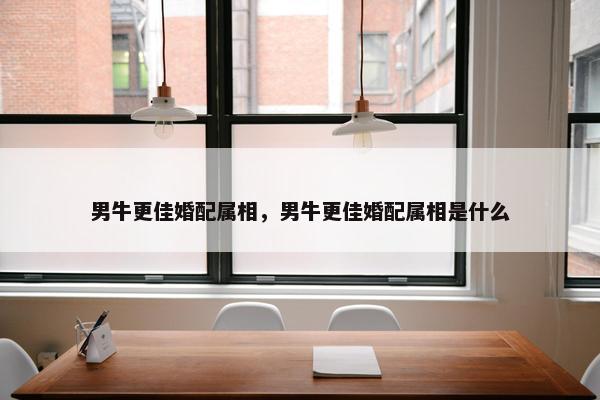男牛更佳婚配属相，男牛更佳婚配属相是什么