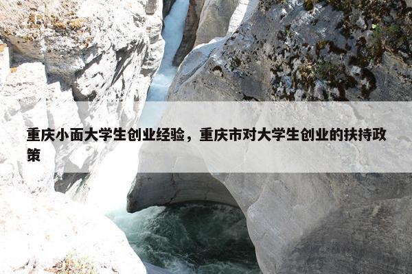 重庆小面大学生创业经验，重庆市对大学生创业的扶持政策