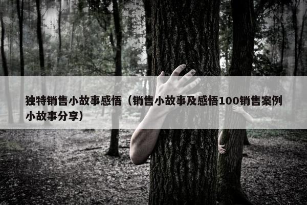 独特销售小故事感悟（销售小故事及感悟100销售案例小故事分享）