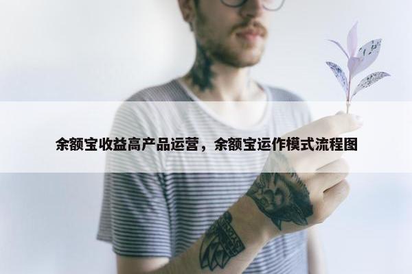 余额宝收益高产品运营，余额宝运作模式流程图