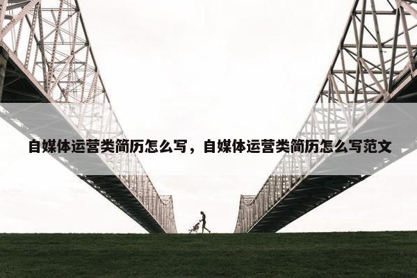 自媒体运营类简历怎么写，自媒体运营类简历怎么写范文