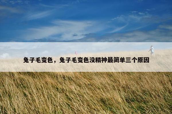 兔子毛变色，兔子毛变色没精神最简单三个原因