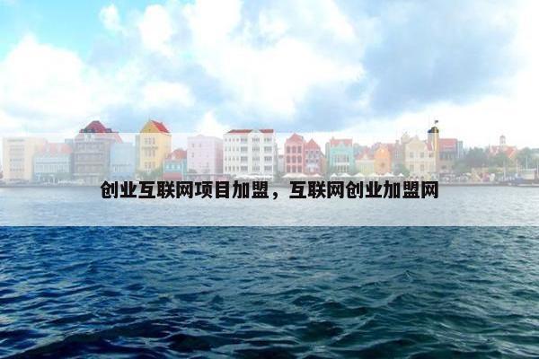 创业互联网项目加盟，互联网创业加盟网