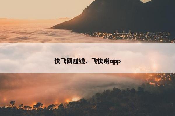 快飞网赚钱，飞快赚app