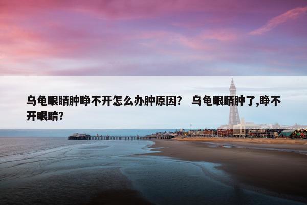 乌龟眼睛肿睁不开怎么办肿原因？ 乌龟眼睛肿了,睁不开眼睛？