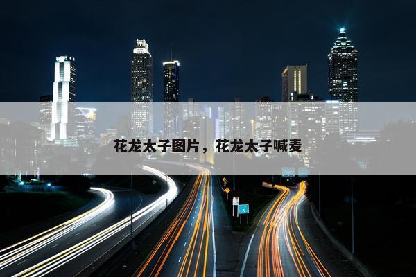 花龙太子图片，花龙太子喊麦