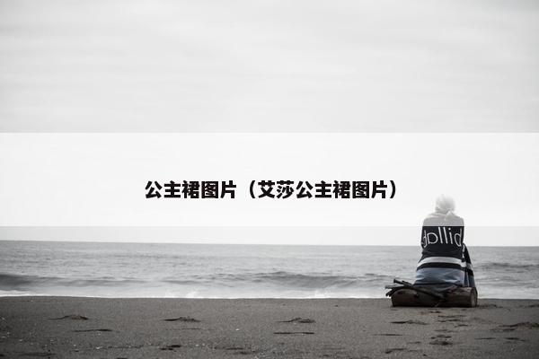 公主裙图片（艾莎公主裙图片）