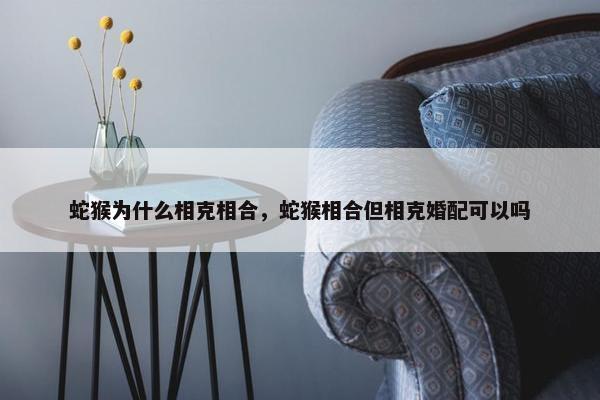 蛇猴为什么相克相合，蛇猴相合但相克婚配可以吗
