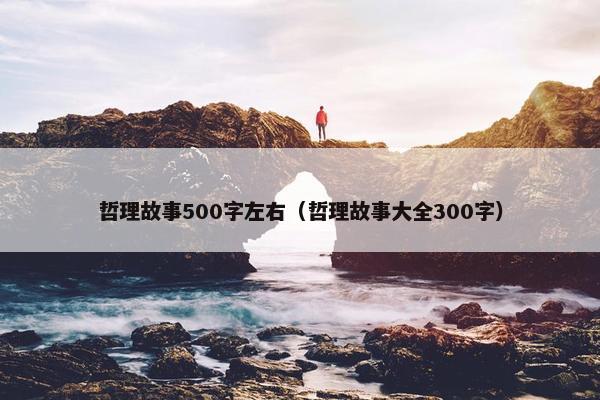 哲理故事500字左右（哲理故事大全300字）
