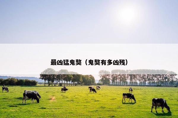 最凶猛鬼獒（鬼獒有多凶残）