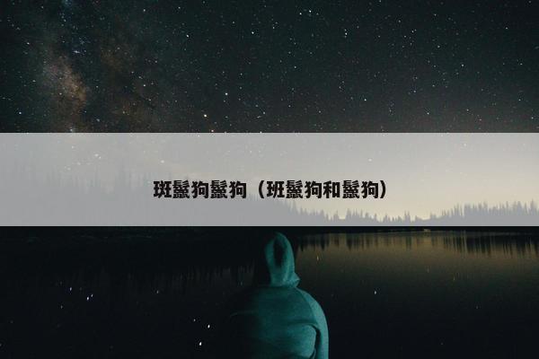 斑鬣狗鬣狗（班鬣狗和鬣狗）
