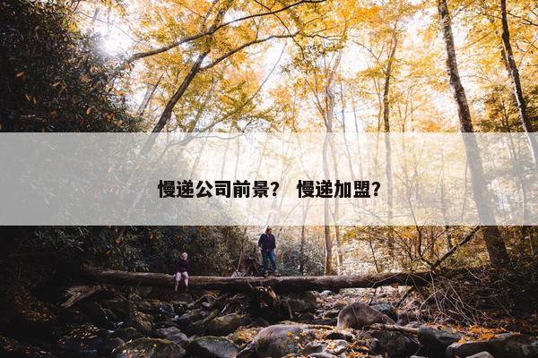 慢递公司前景？ 慢递加盟？