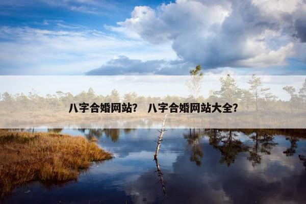 八字合婚网站？ 八字合婚网站大全？