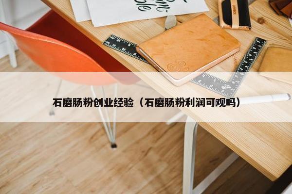 石磨肠粉创业经验（石磨肠粉利润可观吗）