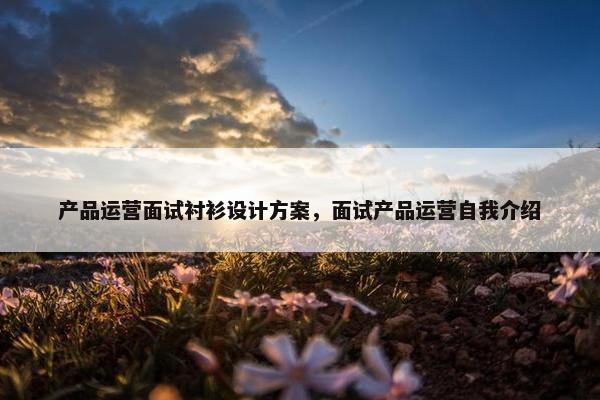 产品运营面试衬衫设计方案，面试产品运营自我介绍