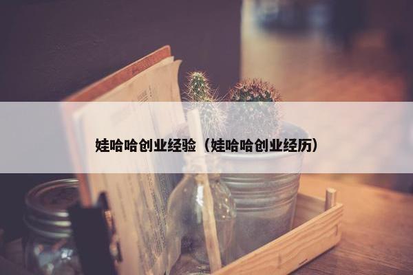 娃哈哈创业经验（娃哈哈创业经历）
