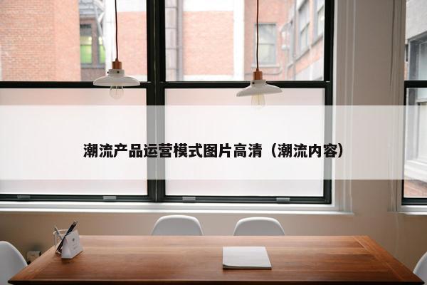 潮流产品运营模式图片高清（潮流内容）
