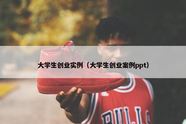 大学生创业实例（大学生创业案例ppt）