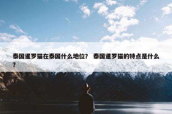 泰国暹罗猫在泰国什么地位？ 泰国暹罗猫的特点是什么？