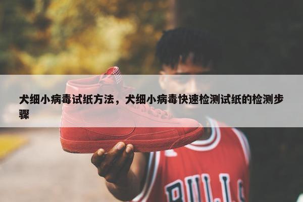犬细小病毒试纸方法，犬细小病毒快速检测试纸的检测步骤