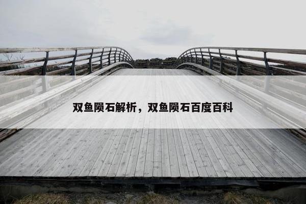 双鱼陨石解析，双鱼陨石百度百科