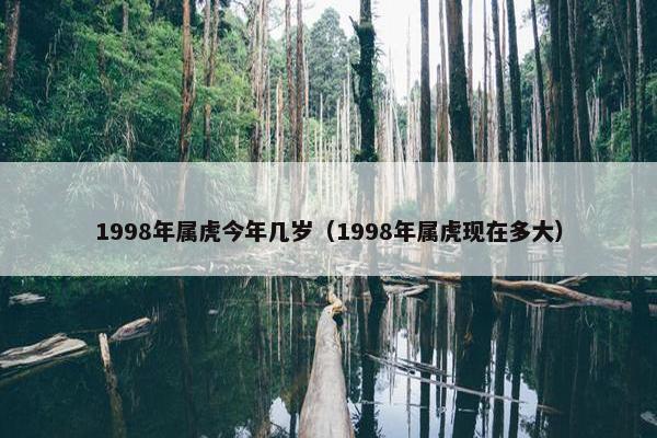 1998年属虎今年几岁（1998年属虎现在多大）