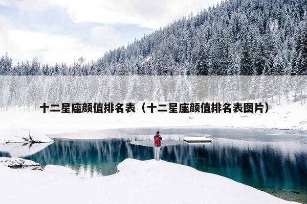 十二星座颜值排名表（十二星座颜值排名表图片）