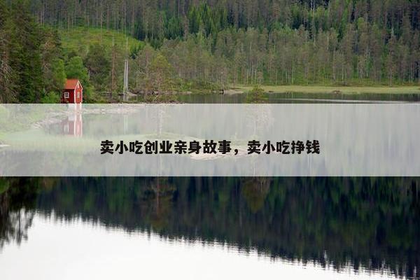 卖小吃创业亲身故事，卖小吃挣钱