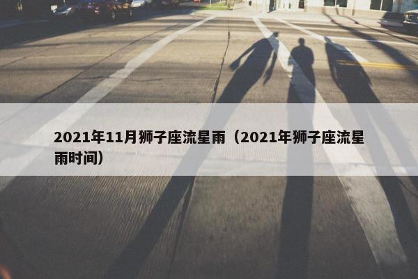 2021年11月狮子座流星雨（2021年狮子座流星雨时间）