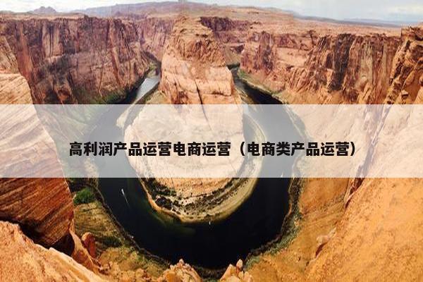 高利润产品运营电商运营（电商类产品运营）