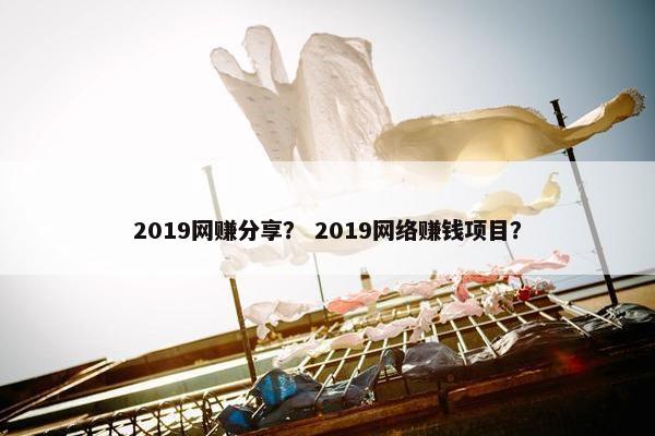 2019网赚分享？ 2019网络赚钱项目？