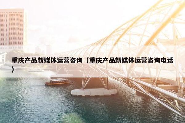 重庆产品新媒体运营咨询（重庆产品新媒体运营咨询电话）