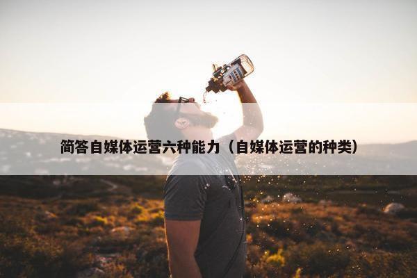 简答自媒体运营六种能力（自媒体运营的种类）
