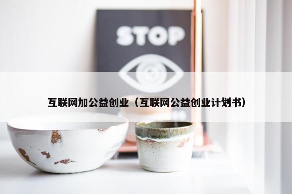 互联网加公益创业（互联网公益创业计划书）