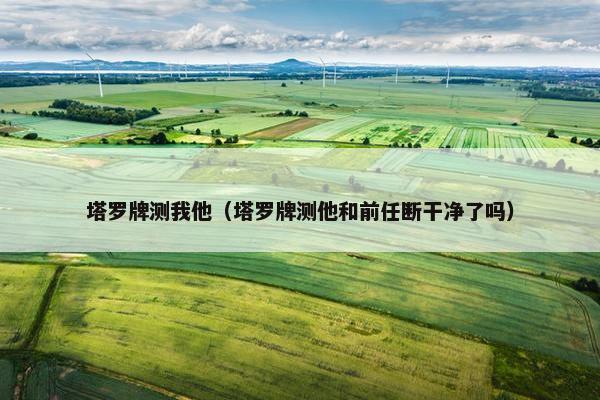 塔罗牌测我他（塔罗牌测他和前任断干净了吗）