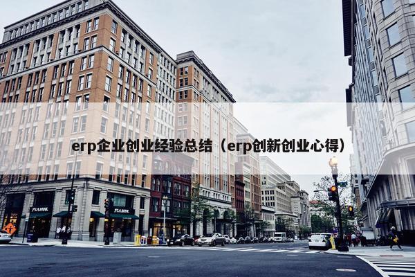 erp企业创业经验总结（erp创新创业心得）