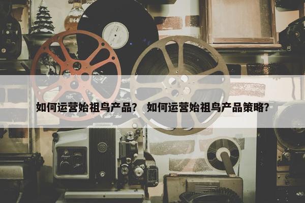 如何运营始祖鸟产品？ 如何运营始祖鸟产品策略？