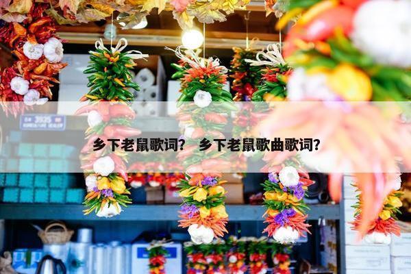 乡下老鼠歌词？ 乡下老鼠歌曲歌词？