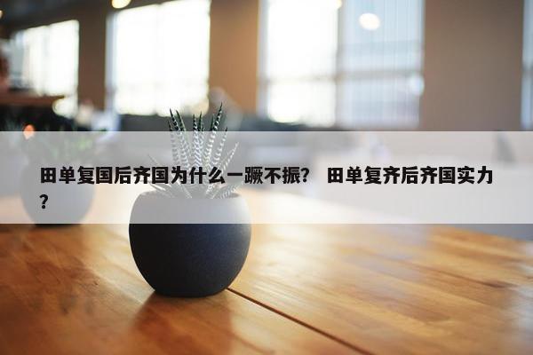田单复国后齐国为什么一蹶不振？ 田单复齐后齐国实力？