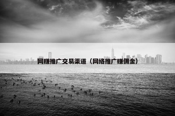 网赚推广交易渠道（网络推广赚佣金）