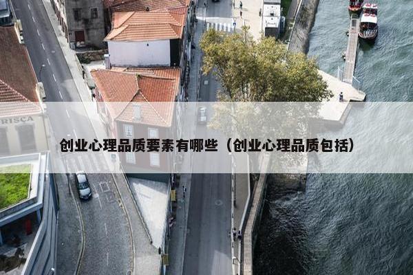 创业心理品质要素有哪些（创业心理品质包括）