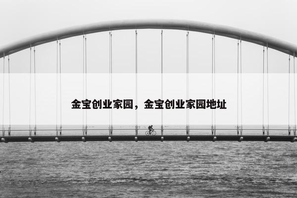 金宝创业家园，金宝创业家园地址