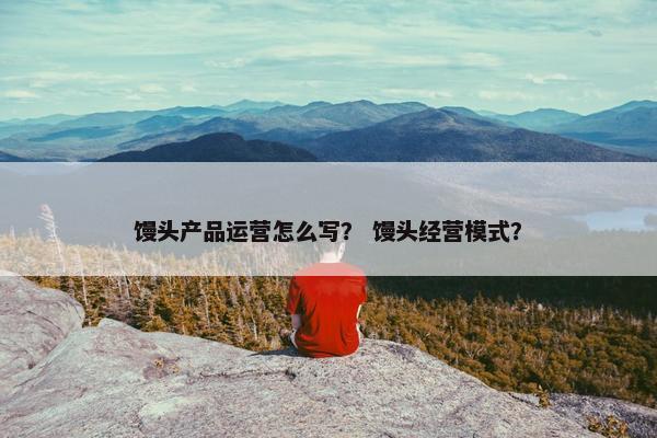 馒头产品运营怎么写？ 馒头经营模式？