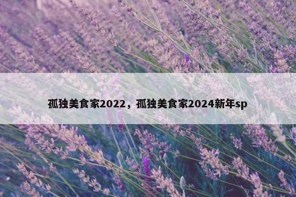 孤独美食家2022，孤独美食家2024新年sp