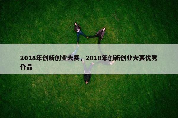 2018年创新创业大赛，2018年创新创业大赛优秀作品