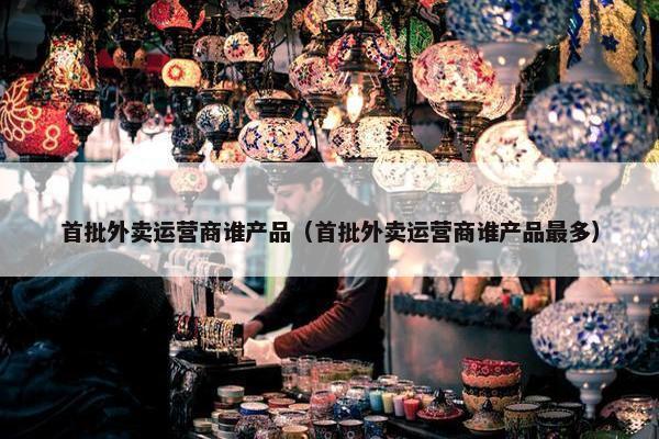 首批外卖运营商谁产品（首批外卖运营商谁产品最多）